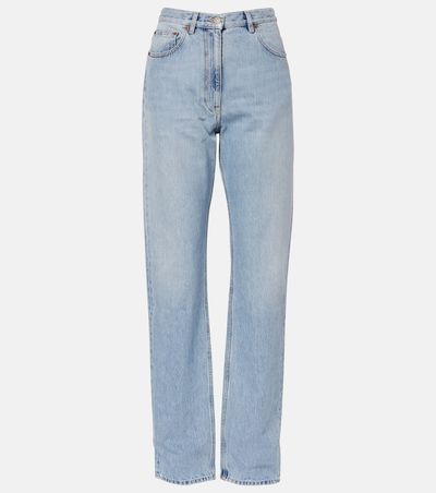 Valentino Garavani Valentino Garavani Mid-rise wide-leg jeans
