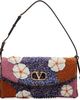 Valentino Garavani Valentino Garavani Multicolor Devain Small Embroidered Shoulder Bag - 1