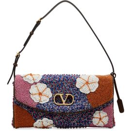 Valentino Garavani Valentino Garavani Multicolor Devain Small Embroidered Shoulder Bag