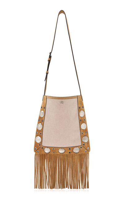 Valentino Garavani Valentino Garavani Nellcote Fringed Medium Crossbody Bag