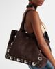 Valentino Garavani Valentino Garavani Nellcôte Medium studded suede shopper - 2