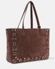 Valentino Garavani Valentino Garavani Nellcôte Medium studded suede shopper - 4