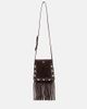 Valentino Garavani Valentino Garavani Nellcôte Small fringed suede shoulder bag - 1