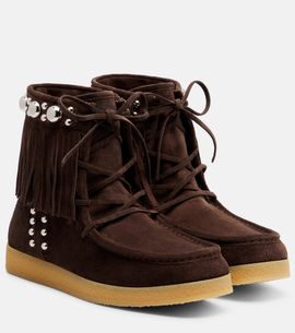 Valentino Garavani Valentino Garavani Nellcôte studded suede ankle boots