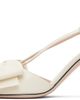 Valentino Garavani Valentino Garavani Off-White Bowow Slingback Kidskin Heels - 3