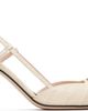 Valentino Garavani Valentino Garavani Off-White VLogo Signature Slingback Heels - 1
