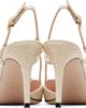 Valentino Garavani Valentino Garavani Off-White VLogo Signature Slingback Heels - 2