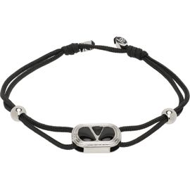 Valentino Garavani Valentino Garavani Ovalette Enameled Logo Bracelet