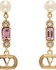 Valentino Garavani Valentino Garavani Ovalette Faux-Pearl & Swarovski Crystal Earrings - 1