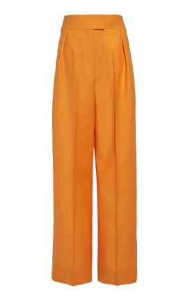 Valentino Garavani Valentino Garavani Pantalone MohairWool WideLeg Pants