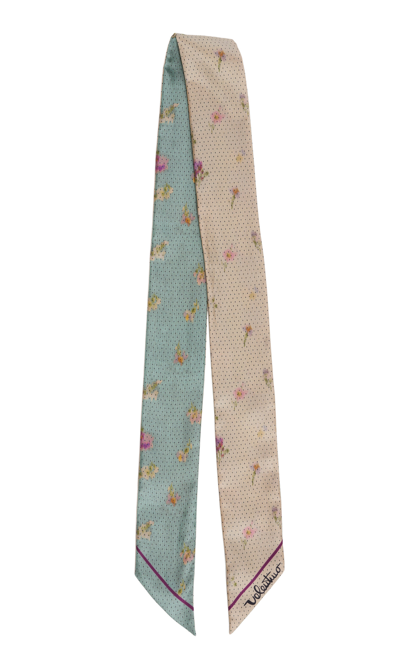 Valentino Garavani Valentino Garavani Papier Floral Silk Bandeau Scarf