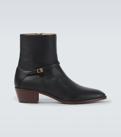 Valentino Garavani Valentino Garavani Pat VLogo Signature leather ankle boots