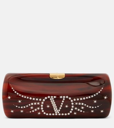 Valentino Garavani Valentino Garavani Pince Small resin clutch