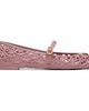 Valentino Garavani Valentino Garavani Pink Ondette Rubber Ballerina Flats - 1