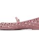 Valentino Garavani Valentino Garavani Pink Ondette Rubber Ballerina Flats - 3