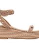 Valentino Garavani Valentino Garavani Pink Rockstud Flatform Heeled Sandals - 1