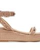 Valentino Garavani Valentino Garavani Pink Rockstud Flatform Heeled Sandals - 3