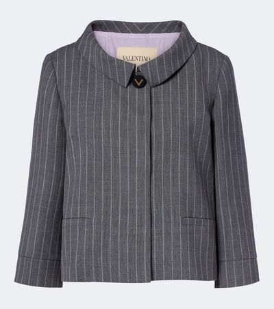 Valentino Garavani Valentino Garavani Pinstripe virgin wool jacket