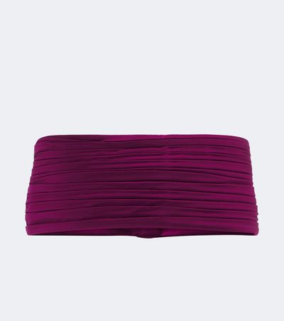 Valentino Garavani Valentino Garavani Plissé satin belt