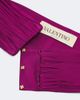 Valentino Garavani Valentino Garavani Plissé satin belt - 3