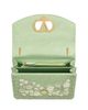 Valentino Garavani Valentino Garavani Raffia Flower & Beaded Green Shoulder Bag - 2