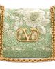 Valentino Garavani Valentino Garavani Raffia Flower & Beaded Green Shoulder Bag - 4