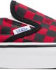 Valentino Garavani Valentino Garavani Red & Black Vans Edition VLogo Checkerboard Print Slip-on Sneakers - 1
