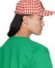 Valentino Garavani Valentino Garavani Red & White Patch Cotton & Wool Baseball Cap - 3