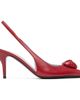 Valentino Garavani Valentino Garavani Red Coeur Royal Slingback Heels - 1
