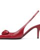 Valentino Garavani Valentino Garavani Red Coeur Royal Slingback Heels - 3