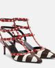 Valentino Garavani Valentino Garavani Rockstud calf hair pumps - 1