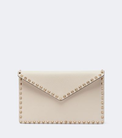 Valentino Garavani Valentino Garavani Rockstud Large leather pouch