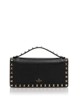 Valentino Garavani Valentino Garavani Rockstud Leather Crossbody Wallet