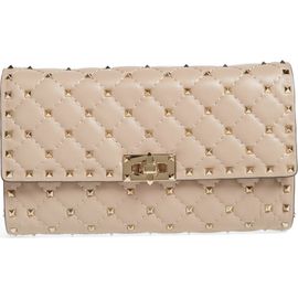 Valentino Garavani Valentino Garavani Rockstud Matelassé Quilted Leather Crossbody Bag
