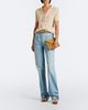 Valentino Garavani Valentino Garavani Rockstud Medium suede pouch - 5