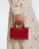 Valentino Garavani Valentino Garavani Rockstud Mini suede top-handle bag - 2