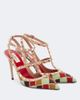 Valentino Garavani Valentino Garavani Rockstud patchwork suede and leather pumps - 1