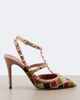 Valentino Garavani Valentino Garavani Rockstud patchwork suede and leather pumps - 5
