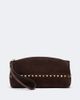 Valentino Garavani Valentino Garavani Rockstud Small suede pouch - 1