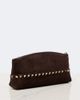 Valentino Garavani Valentino Garavani Rockstud Small suede pouch - 4