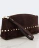 Valentino Garavani Valentino Garavani Rockstud Small suede pouch - 6