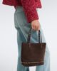 Valentino Garavani Valentino Garavani Rockstud Small suede top-handle bag - 2