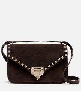 Valentino Garavani Valentino Garavani Rockstud Small suede tote bag