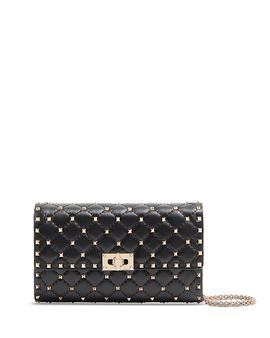 Valentino Garavani Valentino Garavani Rockstud Spike Embellished Leather Shoulder Bag