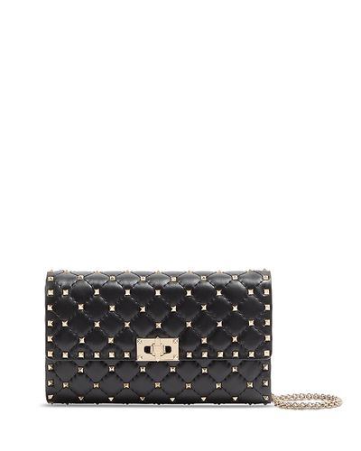 Valentino Garavani Valentino Garavani Rockstud Spike Embellished Leather Shoulder Bag