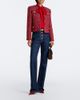 Valentino Garavani Valentino Garavani Rockstud Spike Medium suede top-handle bag - 5