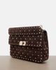 Valentino Garavani Valentino Garavani Rockstud Spike Medium suede top-handle bag - 6