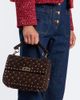 Valentino Garavani Valentino Garavani Rockstud Spike Medium suede top-handle bag - 7