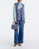 Valentino Garavani Valentino Garavani Rockstud Spike Medium tweed top-handle bag - 5