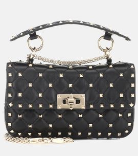 Valentino Garavani Valentino Garavani Rockstud Spike Small leather top-handle bag